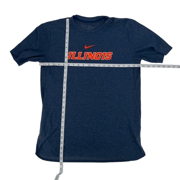 Nike Blue Orange University Of Illinois Dri Fit T-Shirt Size Medium Men's - Picture 4 of 5